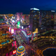 A photo of the Las Vegas skyline at night.